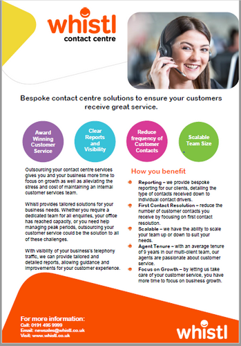 Whistl Contact Centre Factsheet